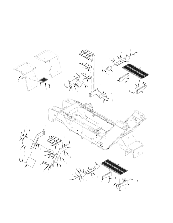 FLOORPLATES AND STEPS WITH RH STAIRS