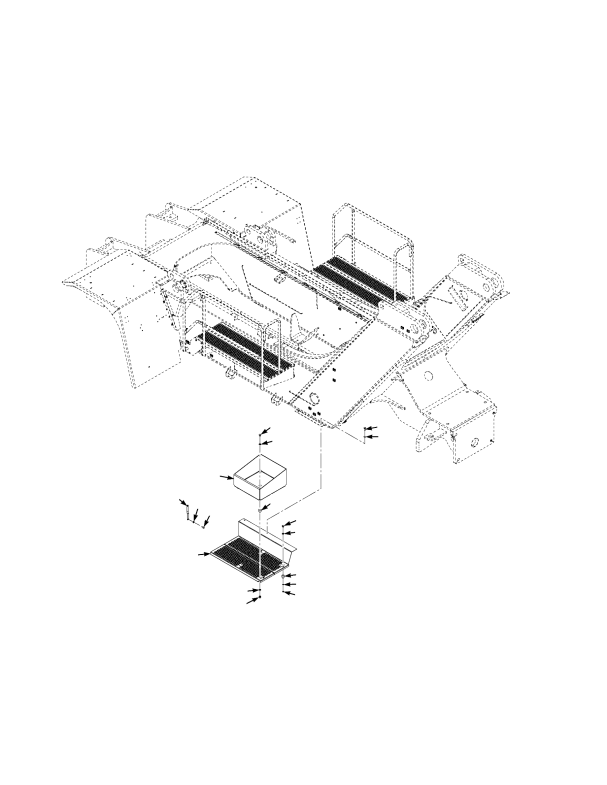 STORAGE COMPARTMENT AND RUNNING BOARDS