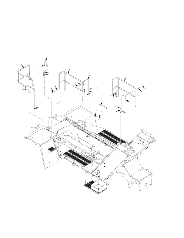 HANDRAILS WITH POWER SLIDING CAB