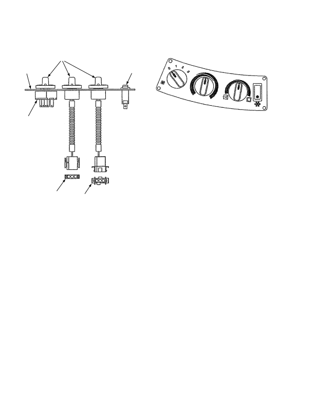 CONTROL PANEL ASSEMBLY WITH TWO-FAN CONDENSER SYSTEM