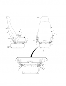 SEAT ASSEMBLY DELUXE SUSPENSION