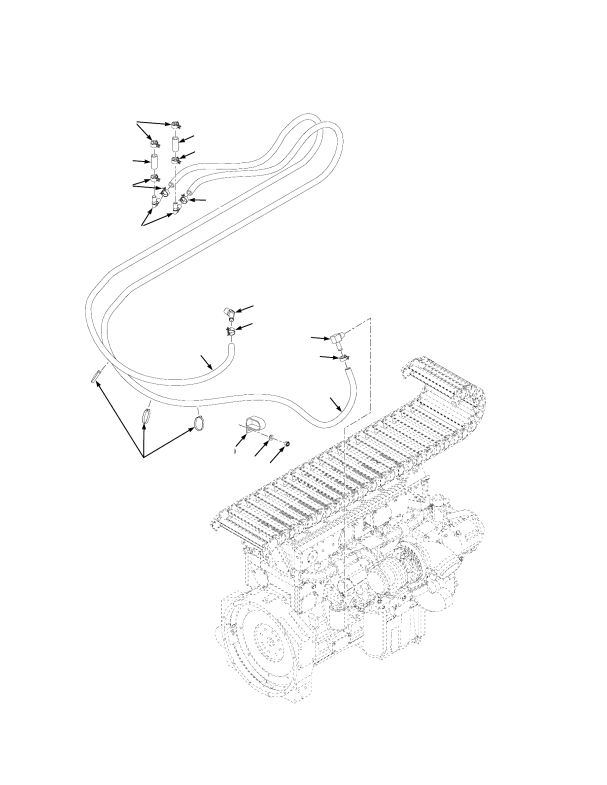 HEATER HOSES TIER III ENGINE
