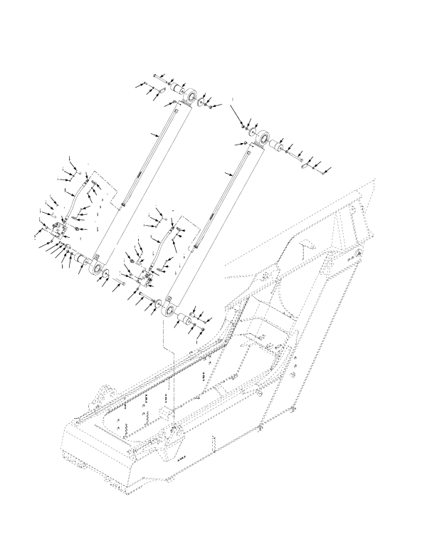 BOOM DERRICKING CYLINDER MOUNTING