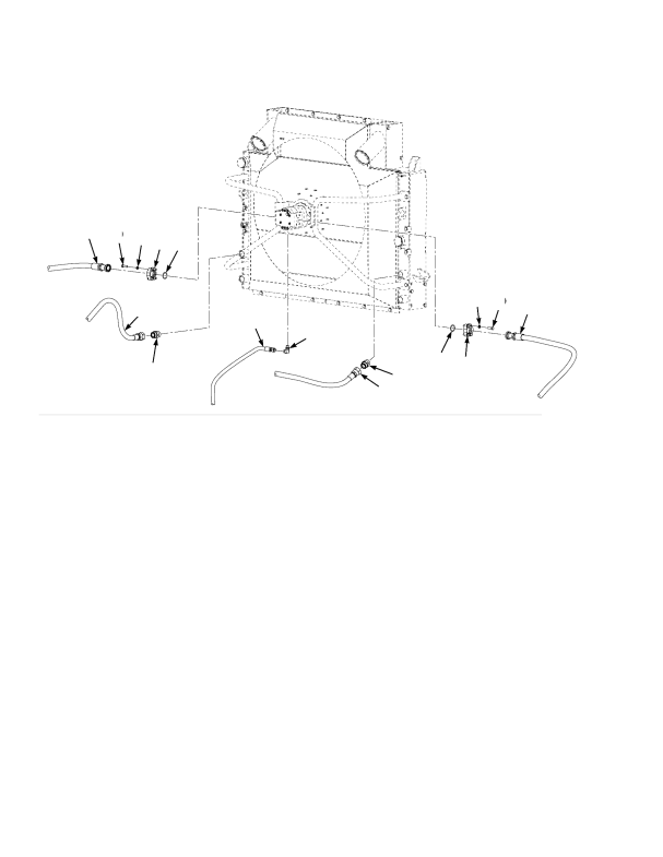 COOLER AND ATTACHING BRAKE HOSES