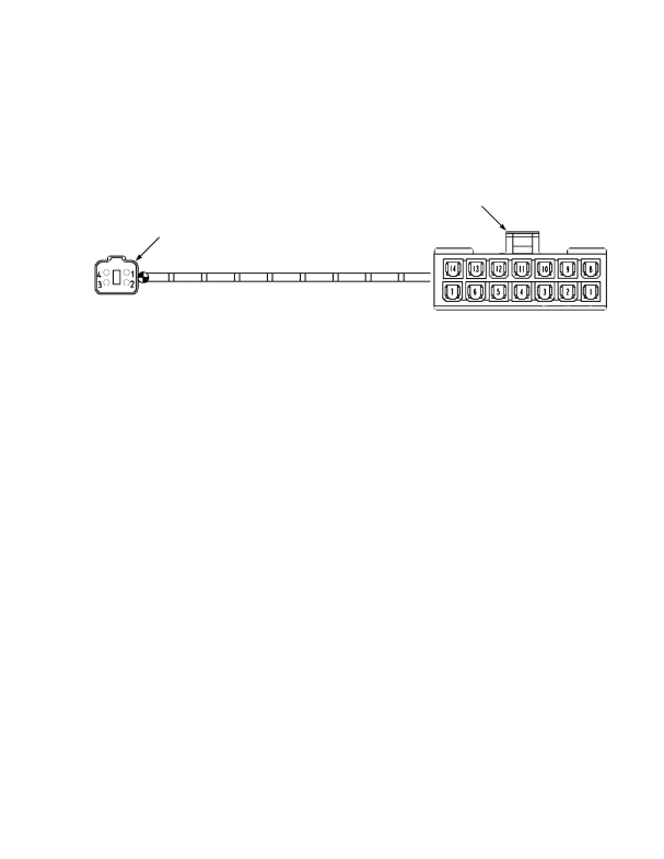 WIRE HARNESS LMI MONOCHROME DISPLAY (-> S/N C222E01608K EXC. 01601)
