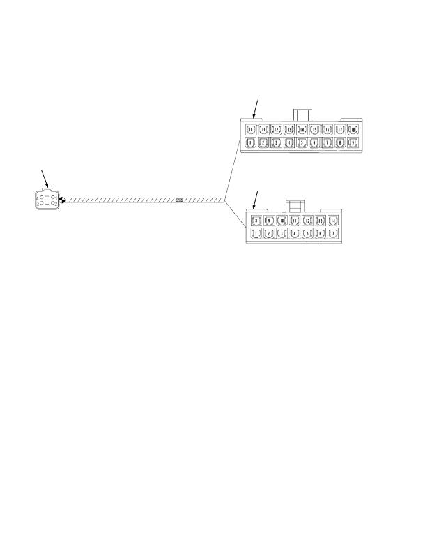 WIRE HARNESS LMI MONOCHROME DISPLAY (S/N C222E01609K -> INC. 01601)