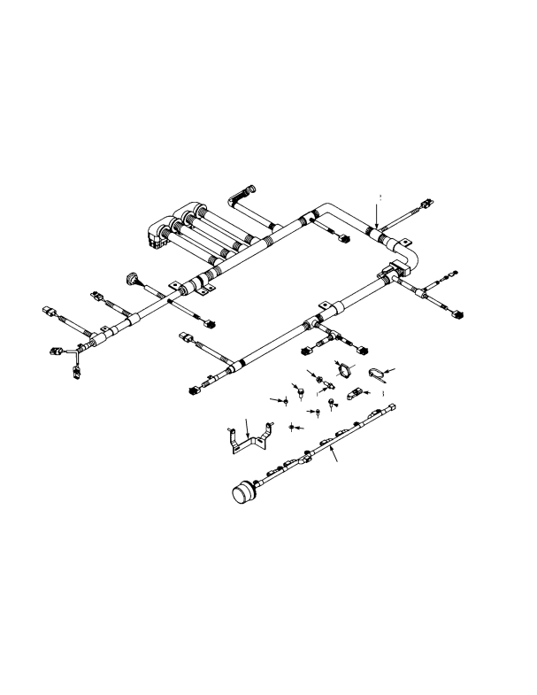 WIRING ACCESSORIES ELECTRONIC CONTROL MODULE TIER III ENGINES