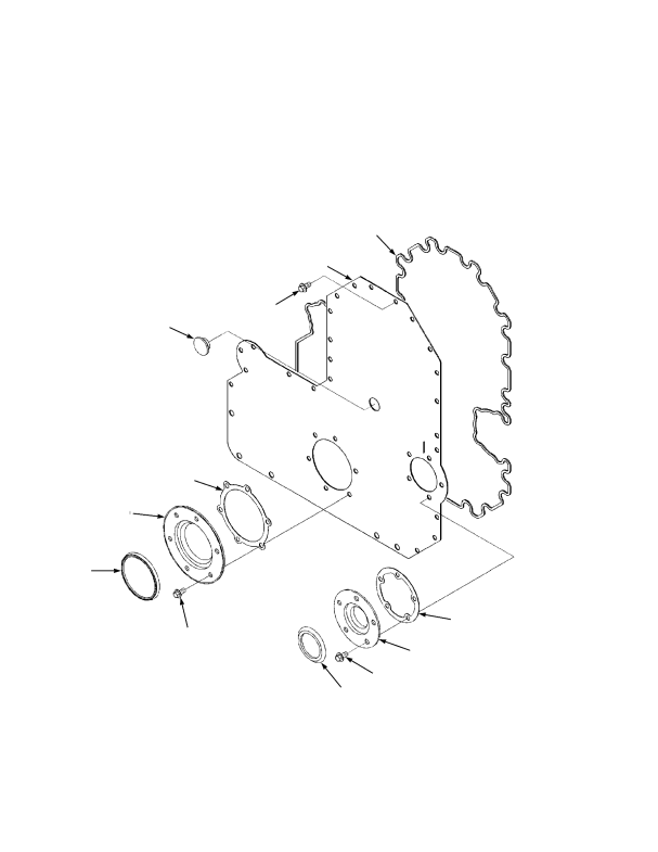 FRONT GEAR COVER TIER III ENGINE