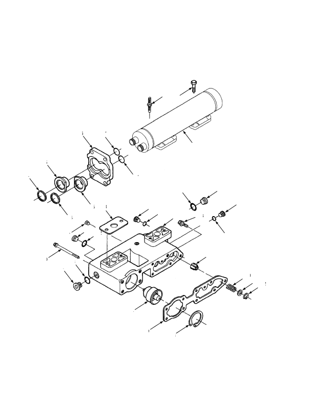 OIL FILTER AND COOLER HEAD TIER III ENGINE