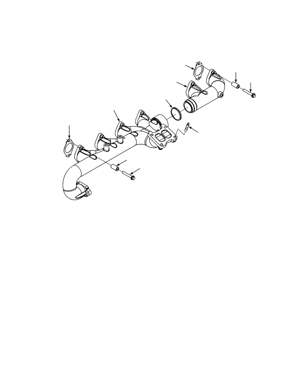EXHAUST MANIFOLD STAGE 3B ENGINE