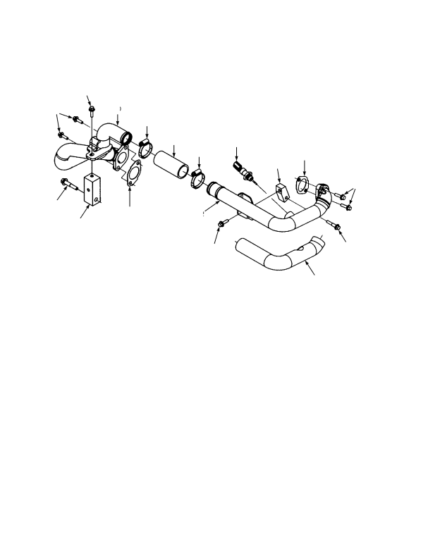 EXHAUST PLUMBING AIR RECIRCULATION STAGE 3B ENGINE