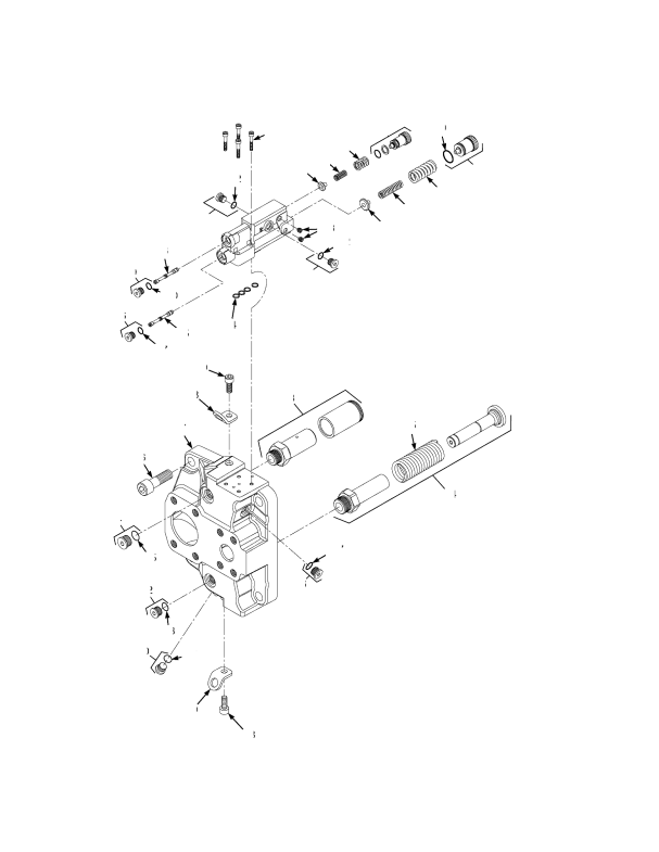 HYDRAULIC PUMP ASSEMBLY STEERING VARIABLE 130 ML/REV