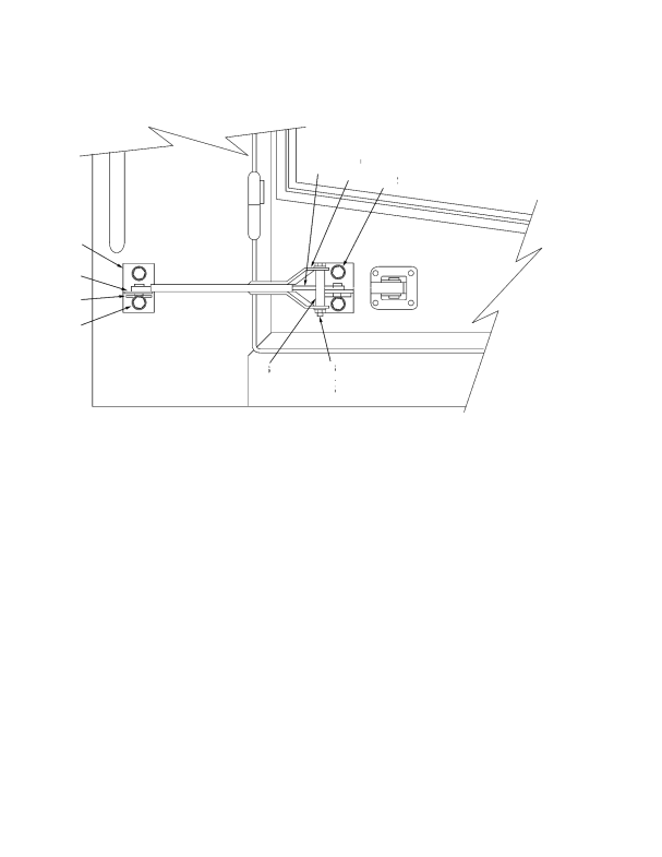 DOOR RETAINERS CENTER AND LEFT MOUNTED CAB