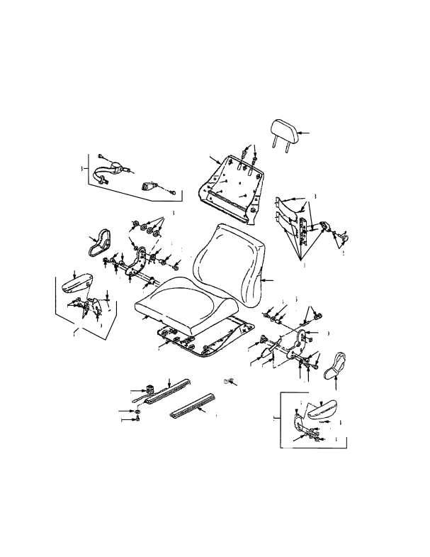SUSPENSION SEAT GRAMMER HIGH BACK
