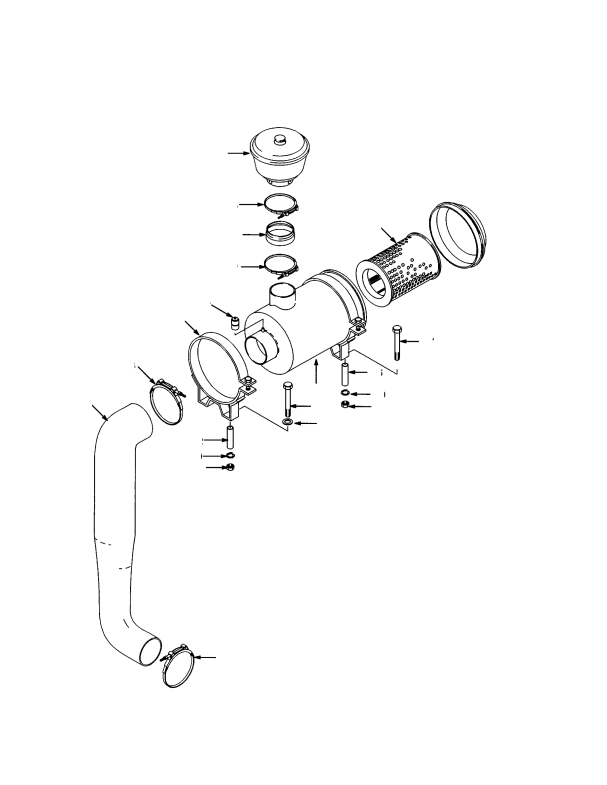 AIR FILTER SYSTEM (S/N D117E01582 ->)