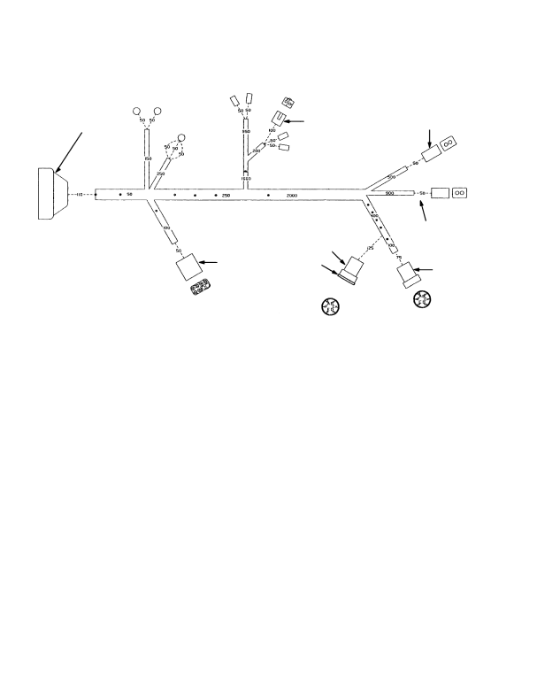 WIRE HARNESS TRANSMISSION CONTROL -> C250 ENGINE (S/N D117E01618 ->)