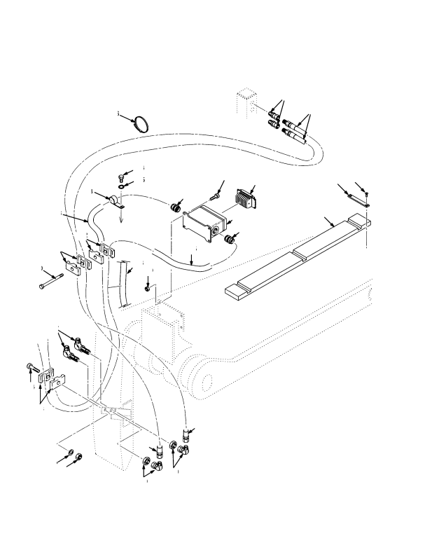 CONTAINER ATTACHMENT INSTALLATION (S/N D117E01634 ->)