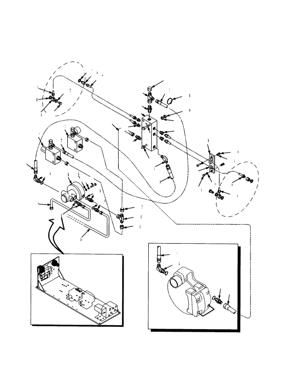 BRAKE LINES DISC BRAKE -> DRY BRAKE (-> S/N D117E01719 WIDE) (-> S/N D117E01723 NARROW)