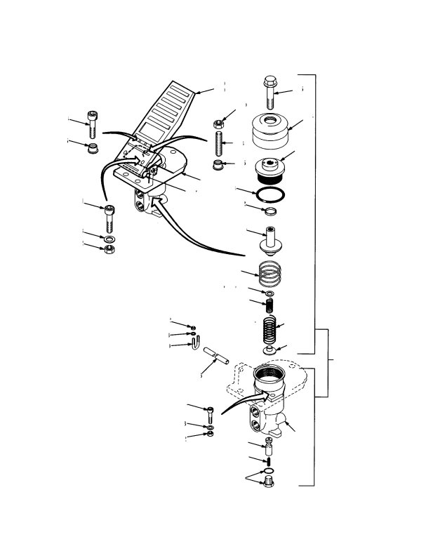 TREADLE VALVE SERVICE BRAKE