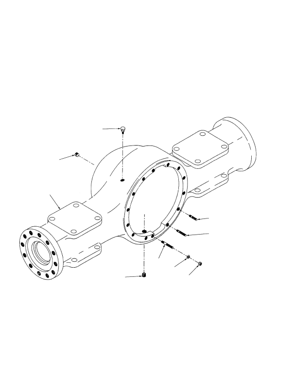 AXLE HOUSING (S/N D117E01805A -> INC. 1797 1802) (S/N D117E01800A -> INC. 1796)