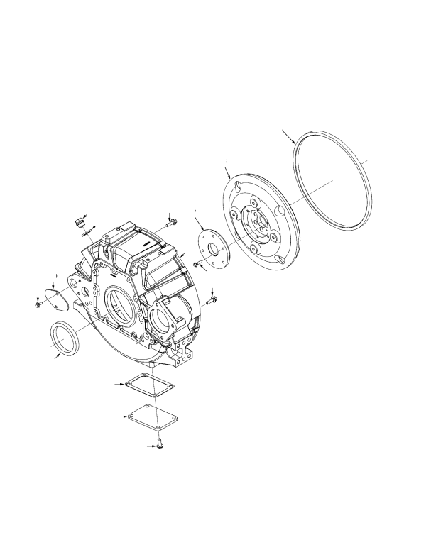 FLYWHEEL HOUSING CUMMINS QSB 3.3L DIESEL