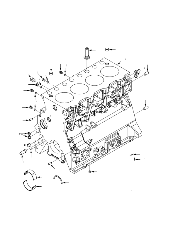 CYLINDER BLOCK CUMMINS QSB 3.3L DIESEL