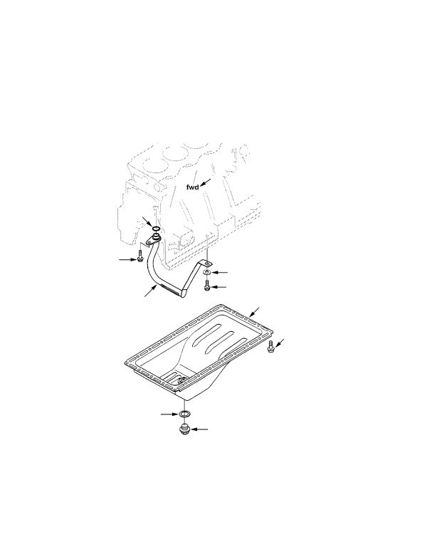 OIL PAN CUMMINS QSB 3.3L DIESEL