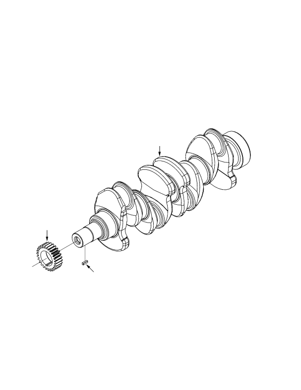 CRANKSHAFT CUMMINS QSB 3.3L DIESEL