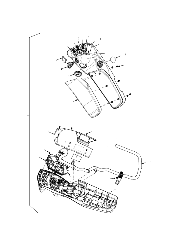 MINI-LEVER CONTROLS WITH ARMREST ߝ THREE FUNCTION (S/N A299V01534H →)