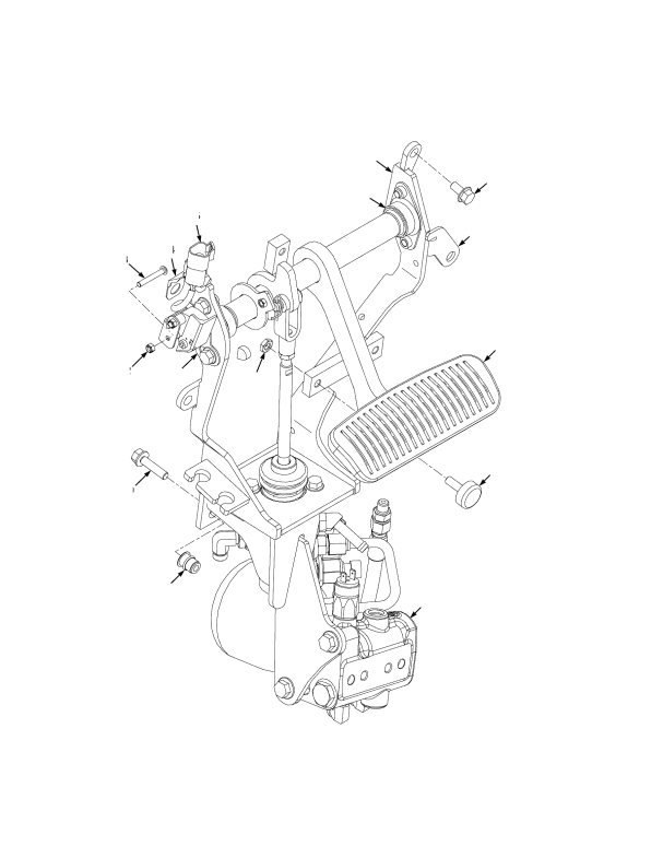 BRAKE PEDAL MOUNTING