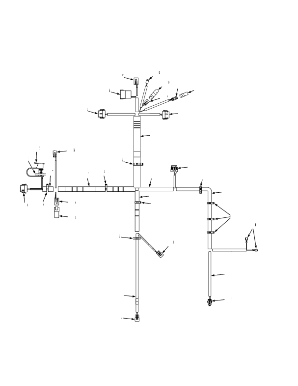WIRE HARNESS  WITH FORWARD AND REVERSE LEVER 