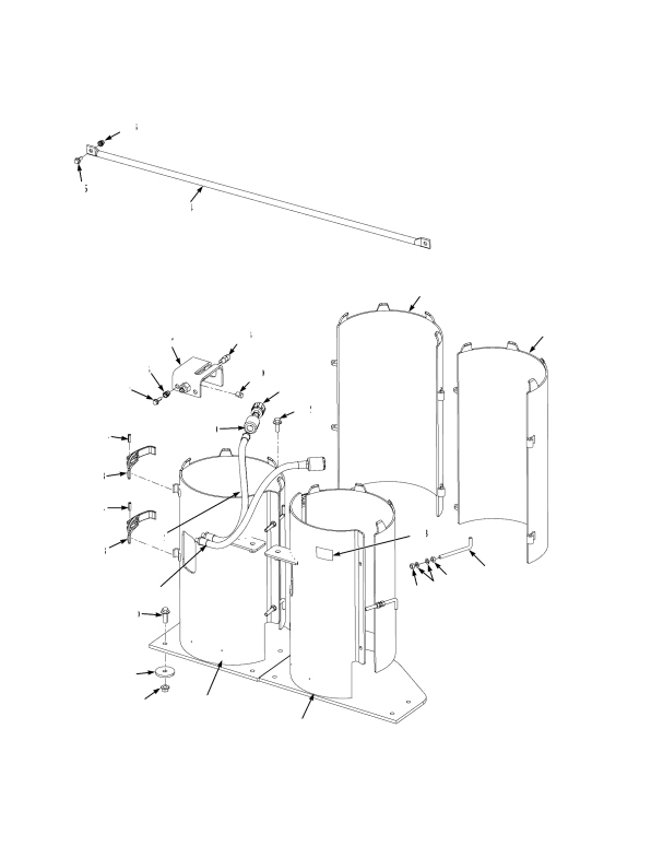 SINGLE AND DUAL LPG TANK BRACKETS