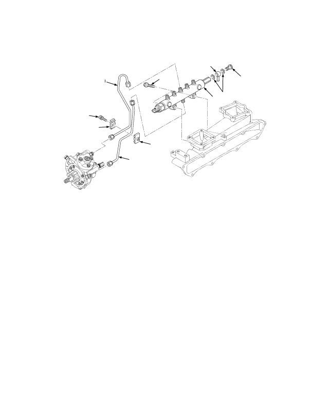 FUEL RAIL  KUBOTA DIESEL