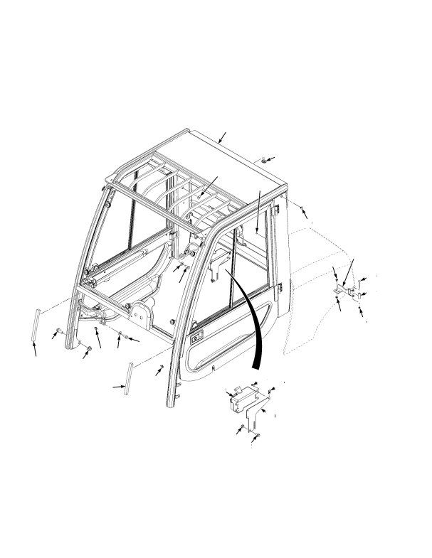 CAB ATTACHING PARTS
