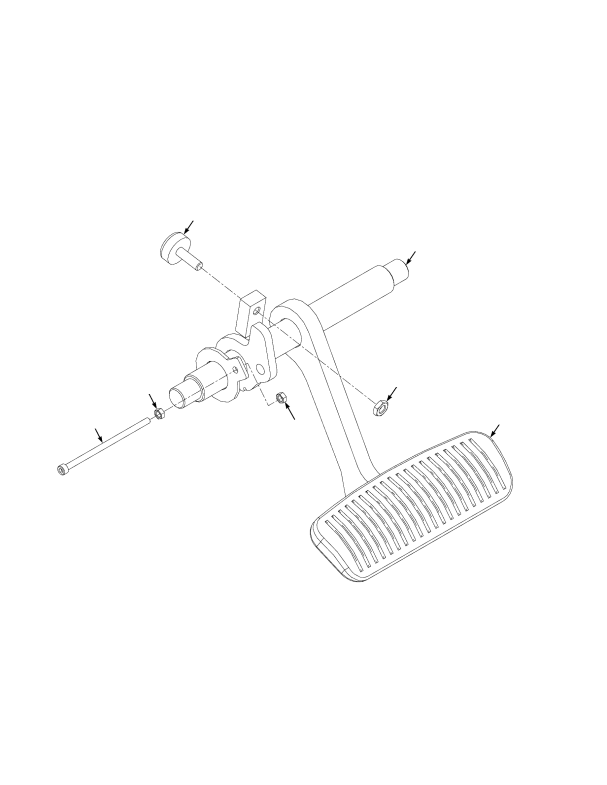 BRAKE PEDAL SINGLE PEDAL