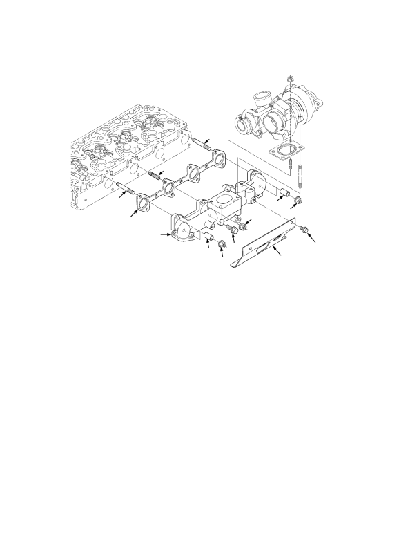 EXHAUST MANIFOLD KUBOTA DIESEL