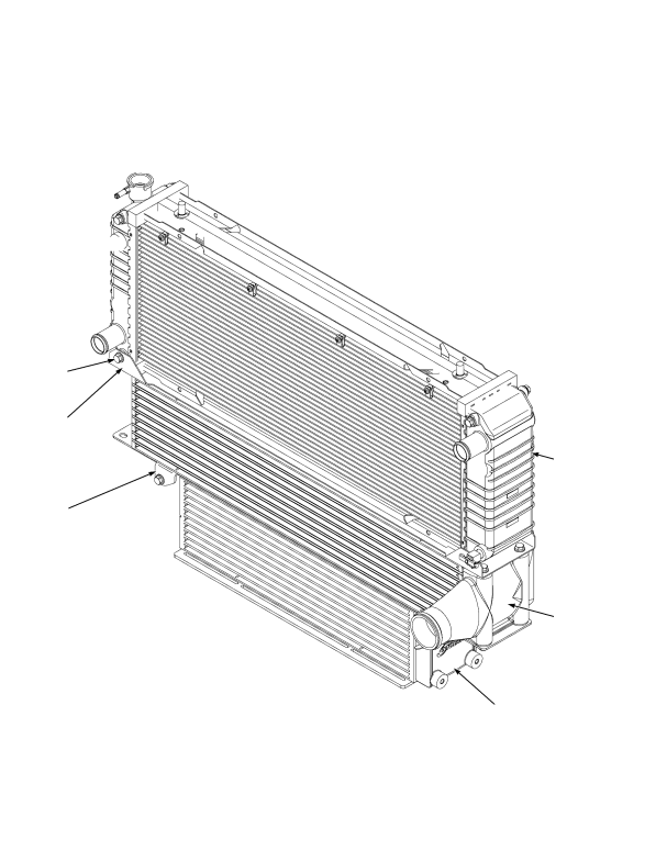 RADIATOR ASSEMBLY CUMMINS QSB 3.3L