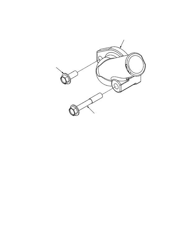 WATER OUTLET CONNECTIONT CUMMINS QSB 3.3L DIESEL