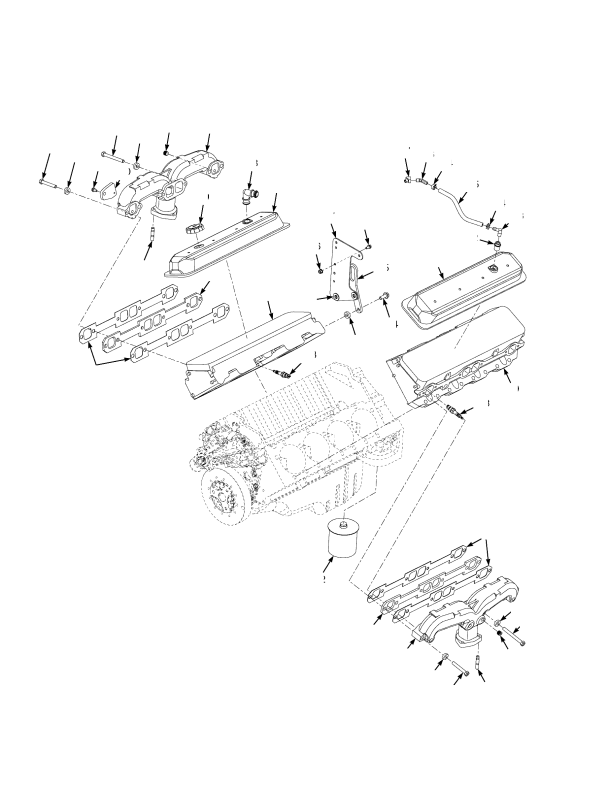 CYLINDER HEAD AND EXHAUST MANIFOLD 