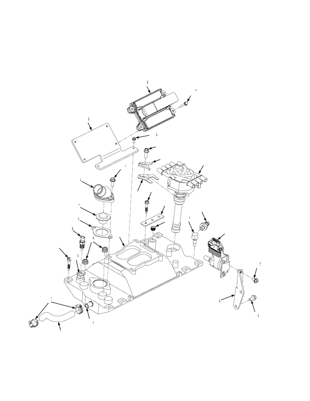 INTAKE MANIFOLD AND ATTACHING PARTS 