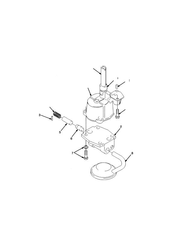 OIL PUMP PETROL AND LPG 1986 THRU 1993 SERIES MOTOR