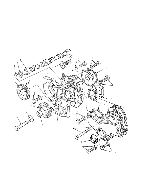 TIMING GEAR DIESEL 4.284.2 (-> S/N F006A03039)