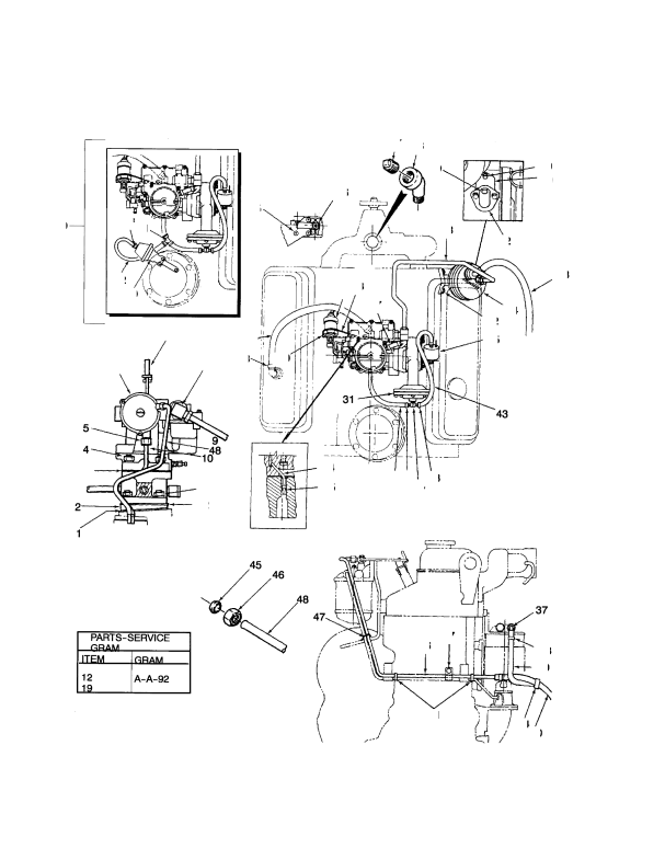 FUEL SYSTEM DIESEL (→ S/N F006A07082)