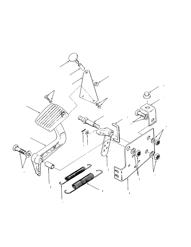 THROTTLE PEDAL OIL CLUTCH AND POWERSHIFT WITH FORWARD/REVERSE LEVER