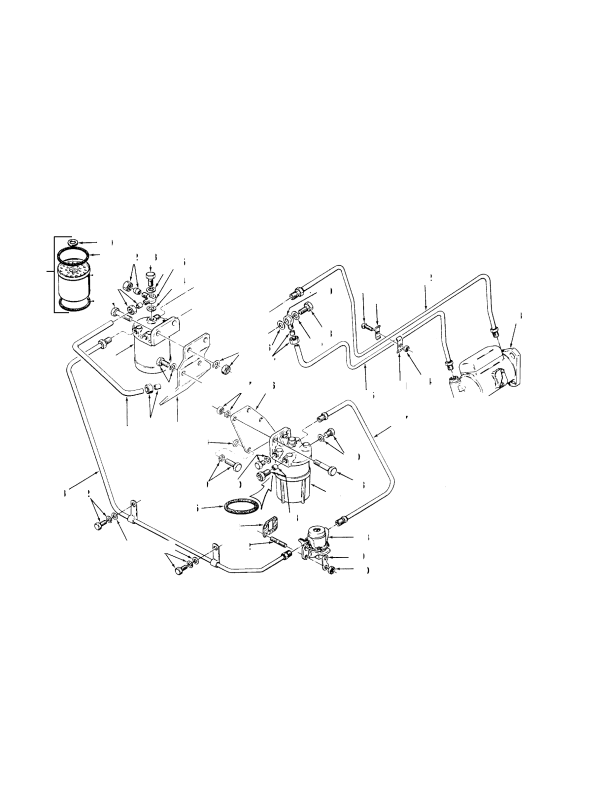 FUEL LINES DIESEL (→ S/N F006A03039)