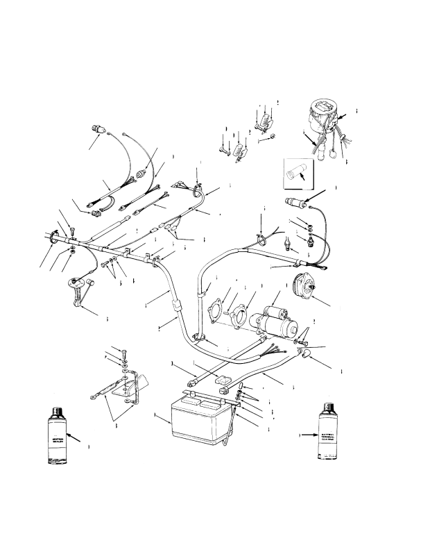 ELECTRICAL SYSTEM PETROL AND LPG (-> S/N F006A07082)