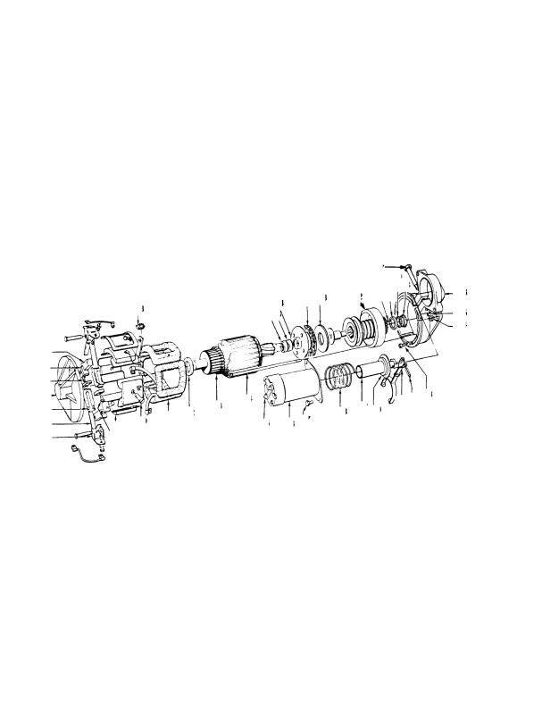 STARTER MOTOR PETROL AND LPG (→ S/N F006A08488)