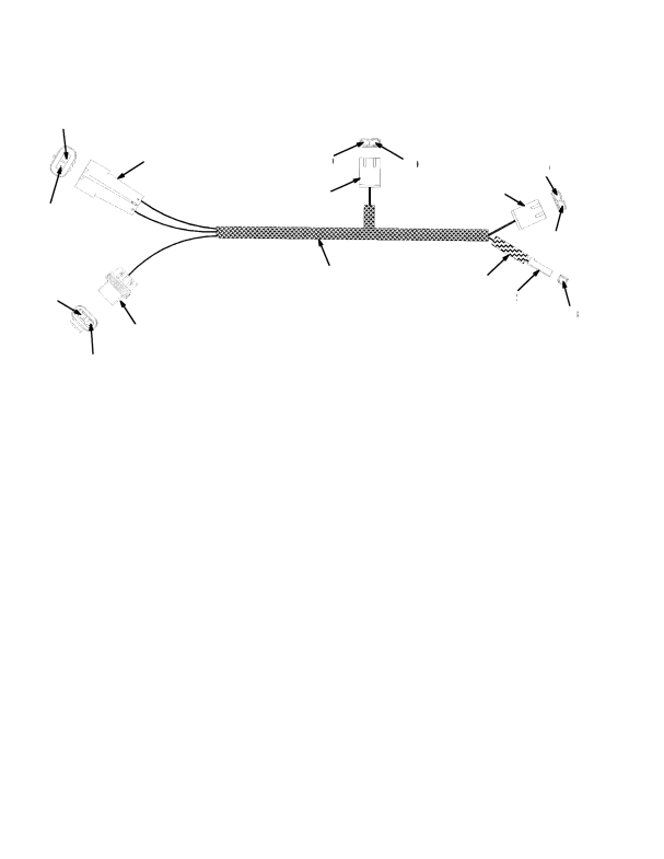 WIRE HARNESS NEUTRAL START — MONOTROL PEDAL (S/N F006A07083 →)