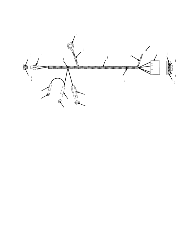 WIRE HARNESS GOVERNOR (S/N F006A07083 →)