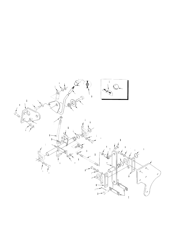 CONTROL LINKAGE OIL CLUTCH FORWARD/REVERSE LEVER 